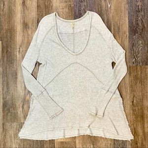 Free People Oversized Waffle Tunic